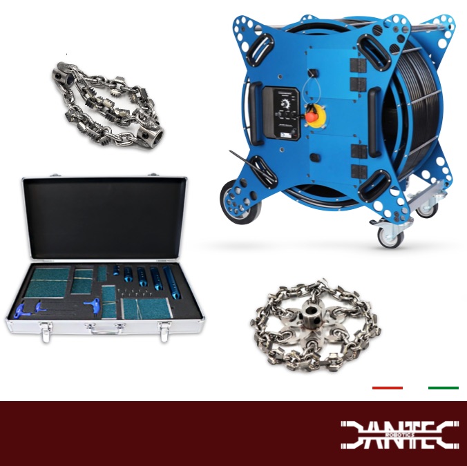 Fresa Tubazioni Manuale DN50 a DN300